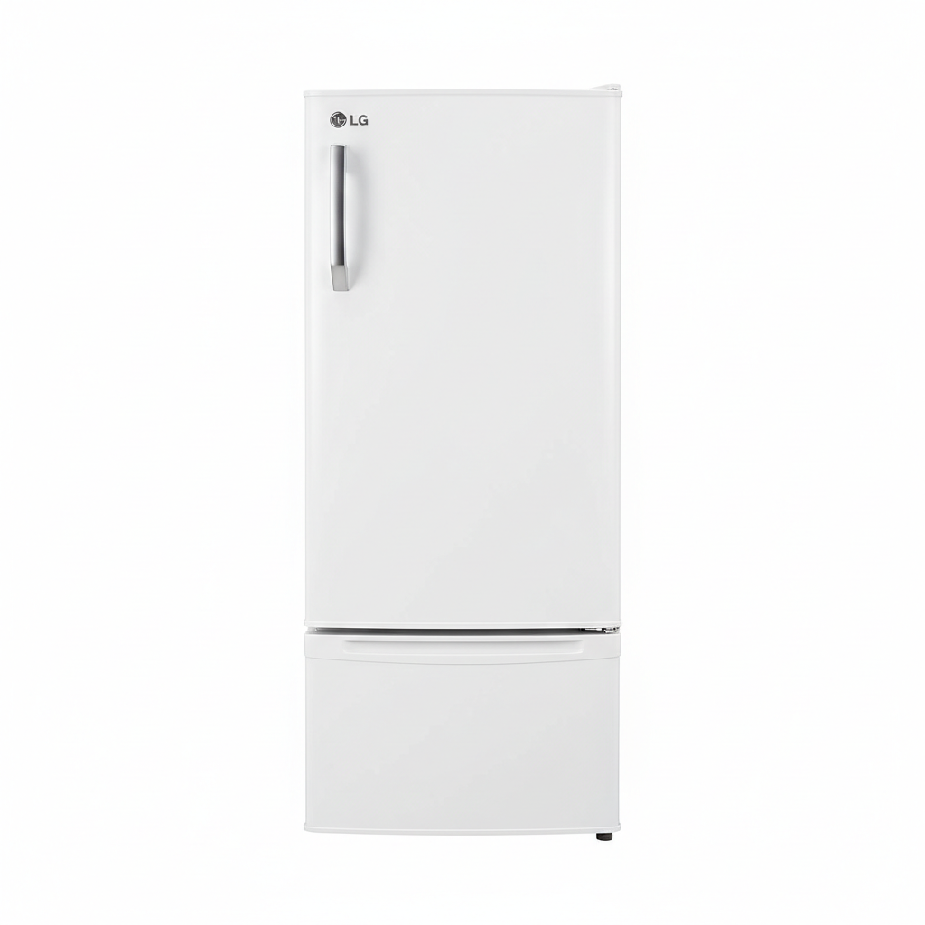 LG GLD2336ZABW 224L 3 Star Single Door Refrigerator with Base Drawer